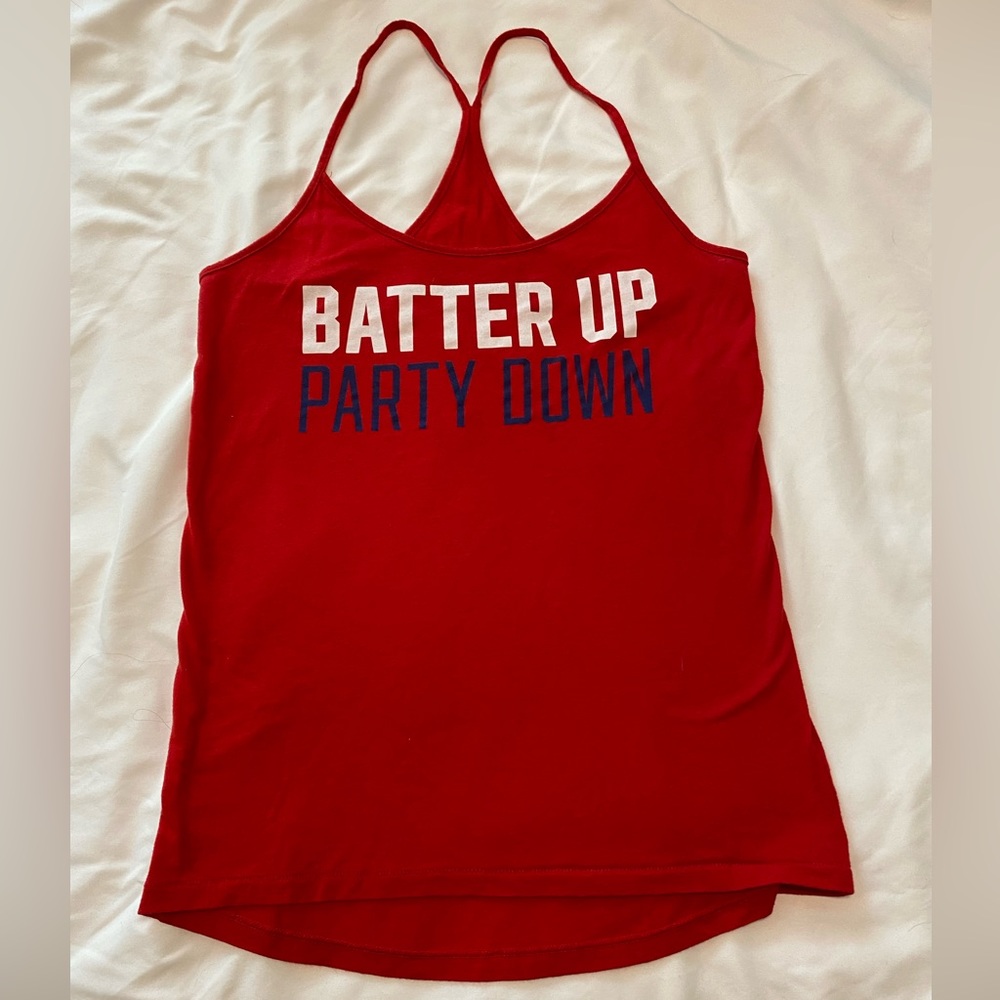 PINK- Texas Rangers Baseball tank